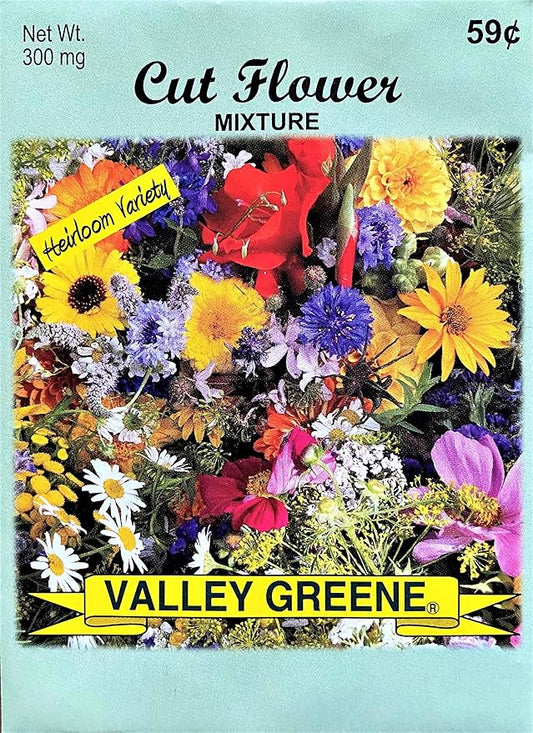 Set of Flower Seed Packets! Flower Seeds in Bulk - Great for Creating The Garden of Your Dreams! (100, Cut Flower Mix)
